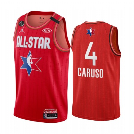 Män Los Angeles Lakers Tröja Alex Caruso 4 2020 All-Star Jordan Brand Röd Swingman